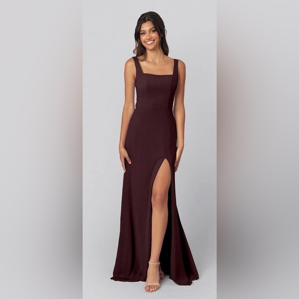 Kennedy Blue Jay Bridesmaid Dress in Mahogany